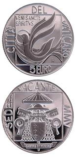 Vaticaan  5 euro 2005 Sede Vacante Proof